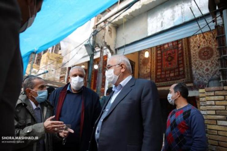 رئیس شورای اسلامی شهر مشهد: عملیات مرمت بازار فرش باید تسریع شود
