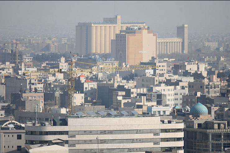 ماندگاری آلودگی هوا در مشهد (یکم آذر)