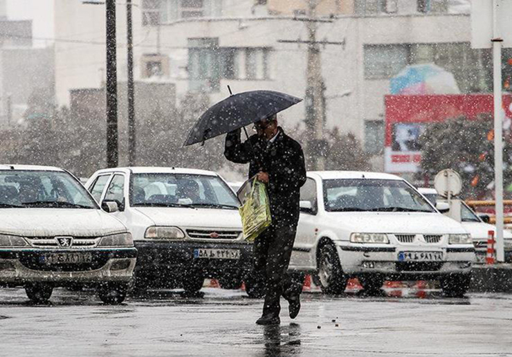 هشدار هواشناسی | آغاز بارش باران و برف در بیشتر استان‌ها از امشب