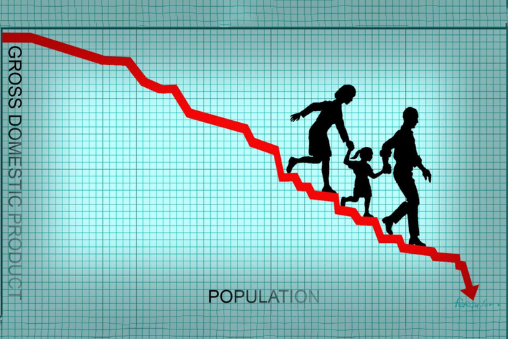 جمعیت جهان کاهش می‌یابد