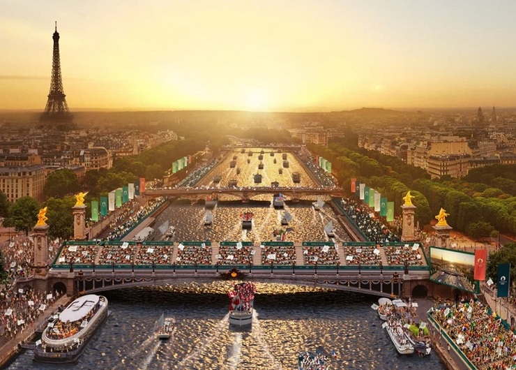 ایده جالب پاریسی‌ها برای المپیک| برگزاری افتتاحیه در رودخانه سن