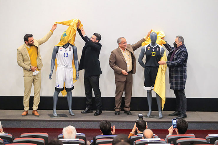 برگزاری آیین رونمایی از پیراهن تیم بسکتبال لیگ‌یکی پارسا مشهد