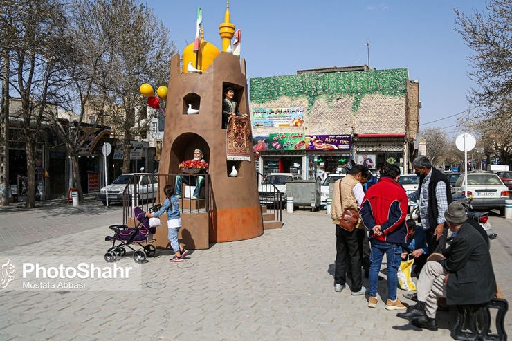 ویدئو | نگاهی به المان «همسایه» اثر هنرمند ملیحه هادی زاده در مشهد