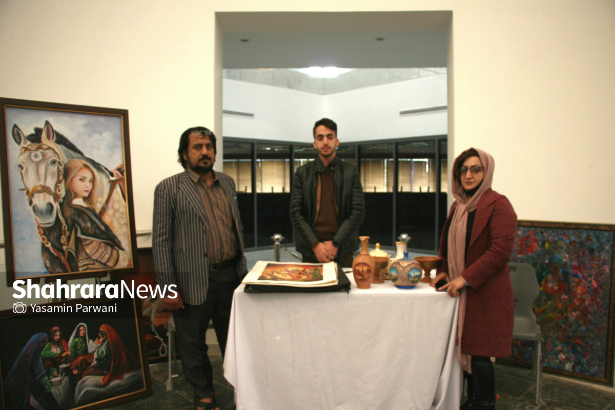 استقبال خوب هنر دوستان مشهدی از نمایشگاه «هراتِ جان» + عکس