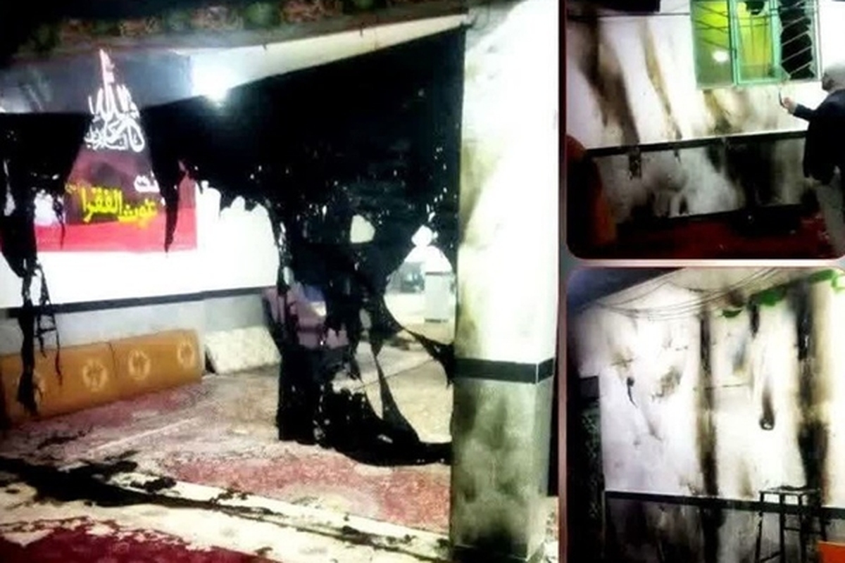 عاملان آتش‌سوزی مسجد جامع بندرانزلی دستگیر شدند