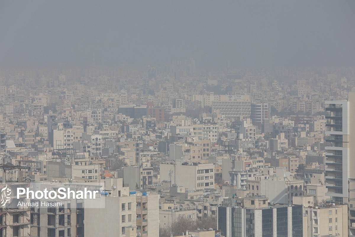 هوای کلانشهر مشهد آلوده شد (۱۱ دی‌ماه ۱۴۰۱)