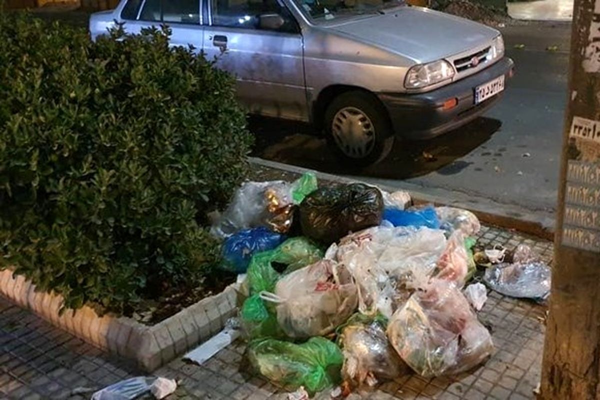 شهروند خبرنگار | درخواست جمع آوری زباله در خیابان پورسینا مشهد + پاسخ