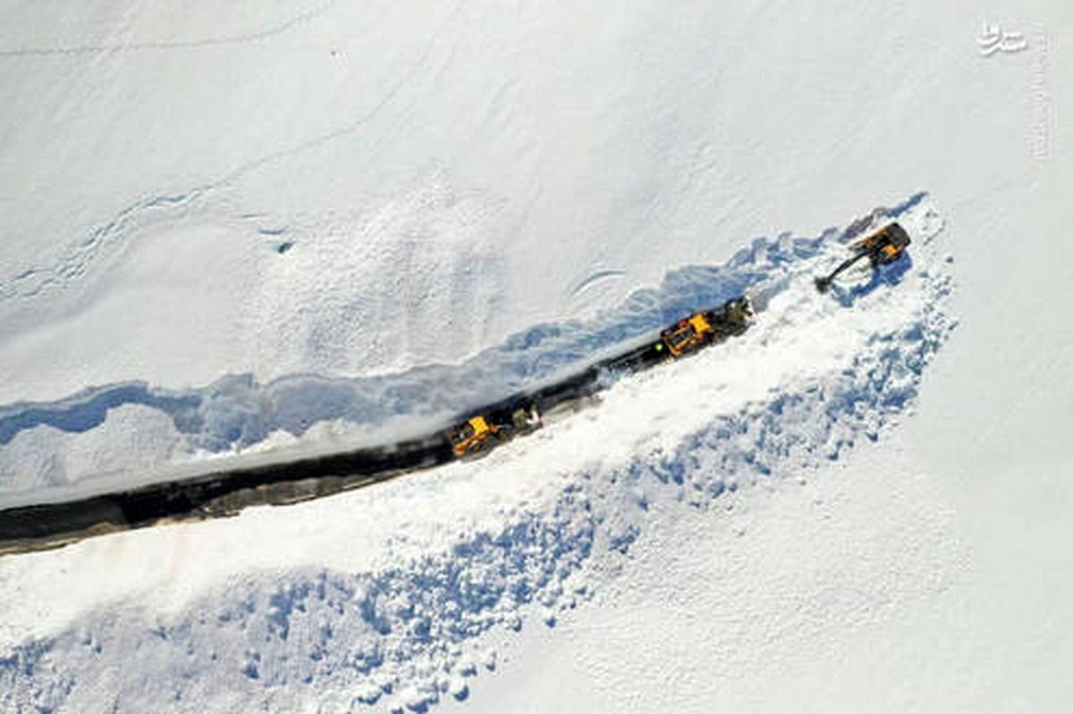 ویدئو| برف روبی جاده‌های نروژ