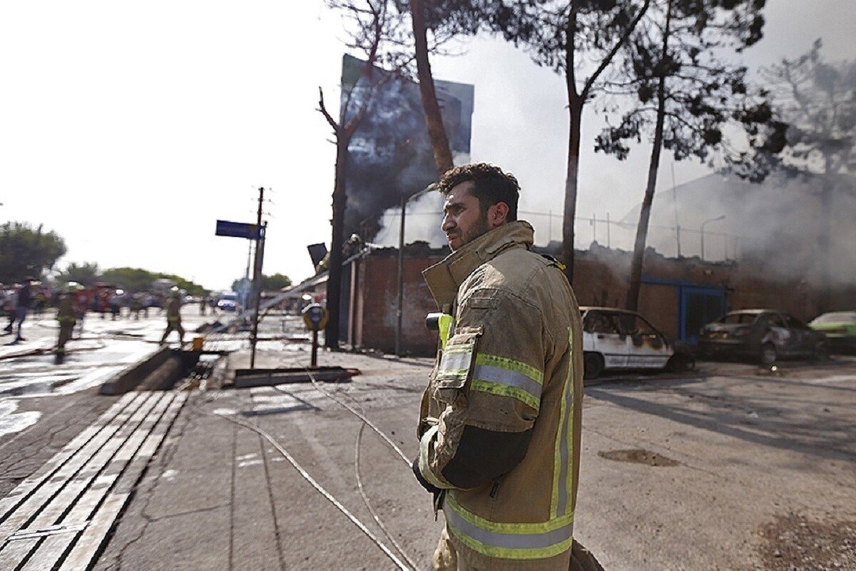 فوت یک نفر براثر آتش‌ سوزی در خط لوله پنتان پالایشگاه گاز بیدبلند