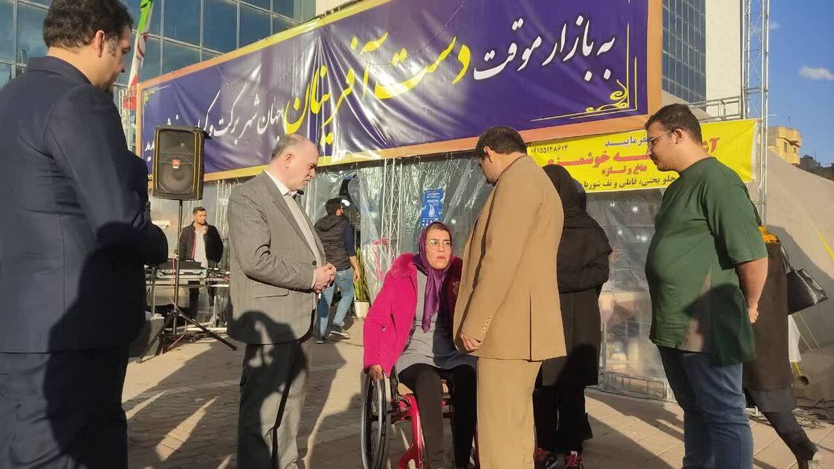 بازارچه موقت «دست‌آفرینان برکت و کرامت» در مشهد افتتاح شد