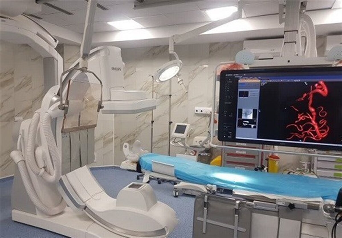 بهره برداری از نخستین دستگاه آنژیوگرافی مغزی کشور در مشهد