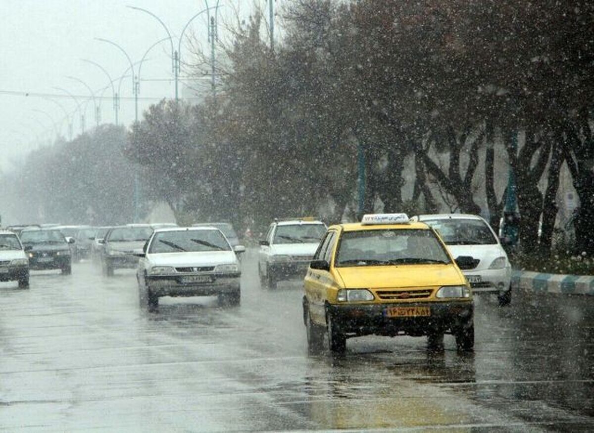 آماده‌باش تاکسی‌های خطی مشهد در پی بارش برف