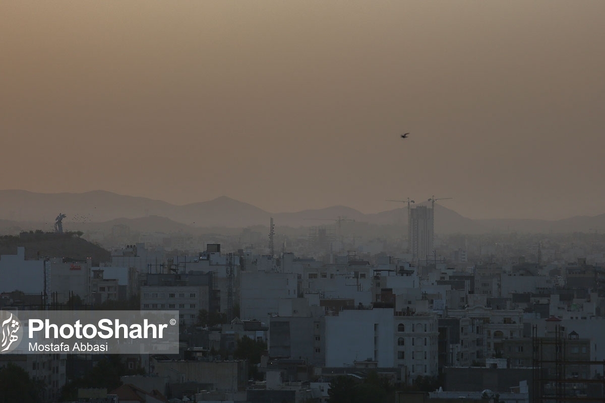 هوای کلانشهر مشهد همچنان آلوده (۲۶ دی‌ماه ۱۴۰۱)