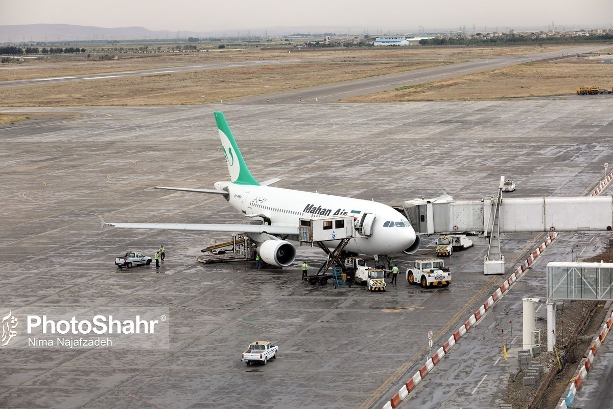 رشد تعداد پروازهای خارجی در فرودگاه مشهد