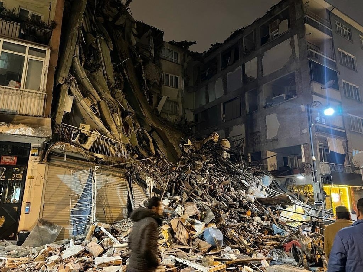 ویدئو| رانش زمین بر اثر زلزله شدید امروز ترکیه (۱۷ بهمن ۱۴۰۱)