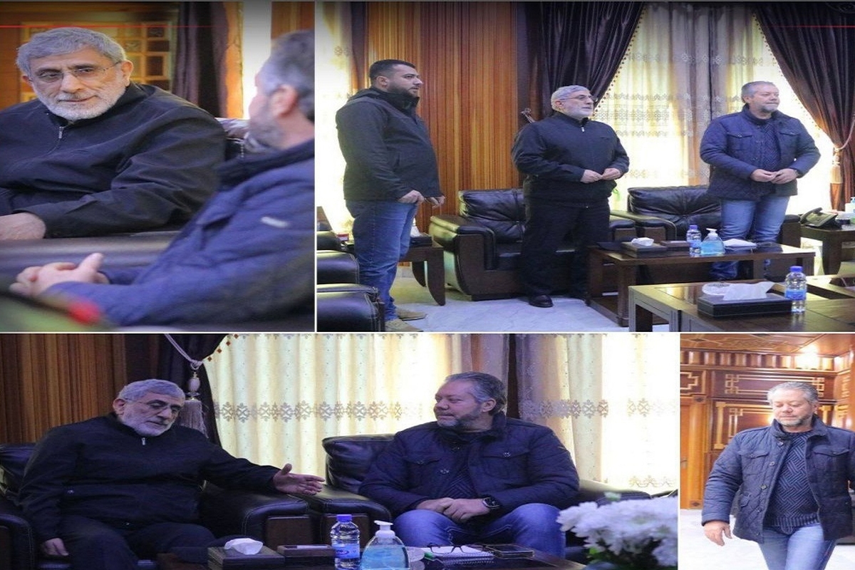 سردار قاآنی با مسئولان استان لاذقیه سوریه دیدار کرد