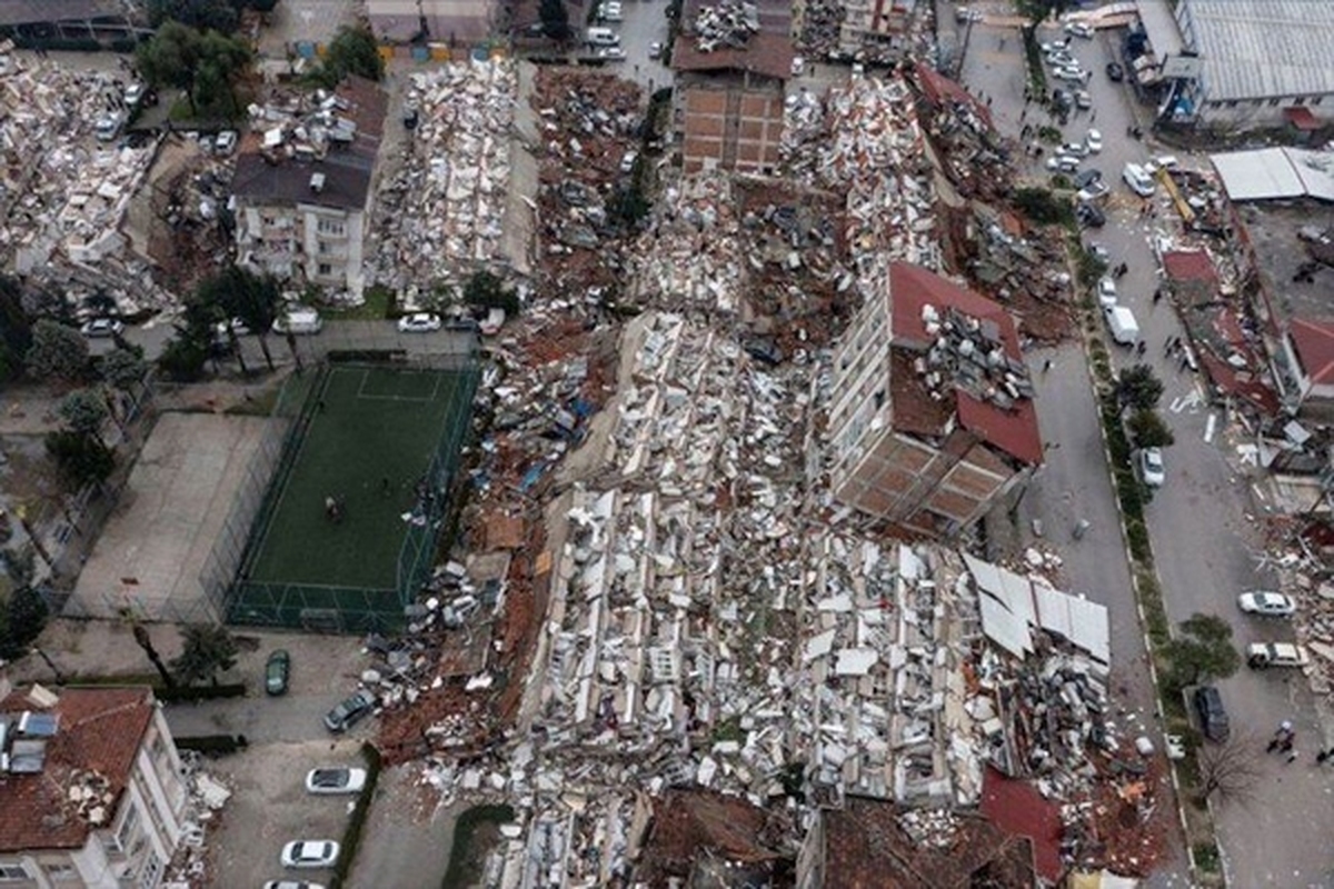 تصاویر هوایی از شهرهای ترکیه پیش و پس از زمین‌لرزه‌ مرگبار + فیلم