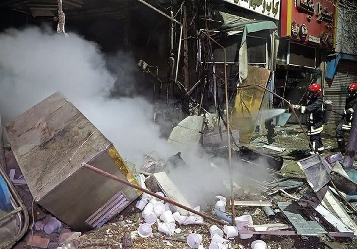 ویدئو| لحظه انفجار مرگبار یک خشکشویی در مشهد