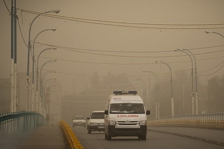تاخت و تازِ گردوغبار در خوزستان | ۸۲۱ نفر روانه بیمارستان شدند