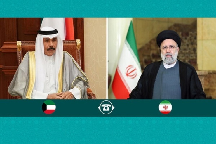 رئیسی در گفت‌وگو با امیر کویت: روابط ما باید به ظرفیت واقعی‌ باز گردد