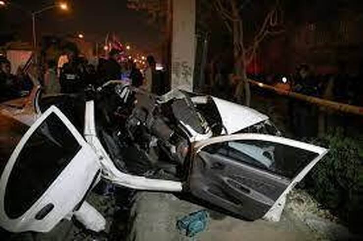 ۵۸ کشته و زخمی تنها حوادث رانندگی یک شب
