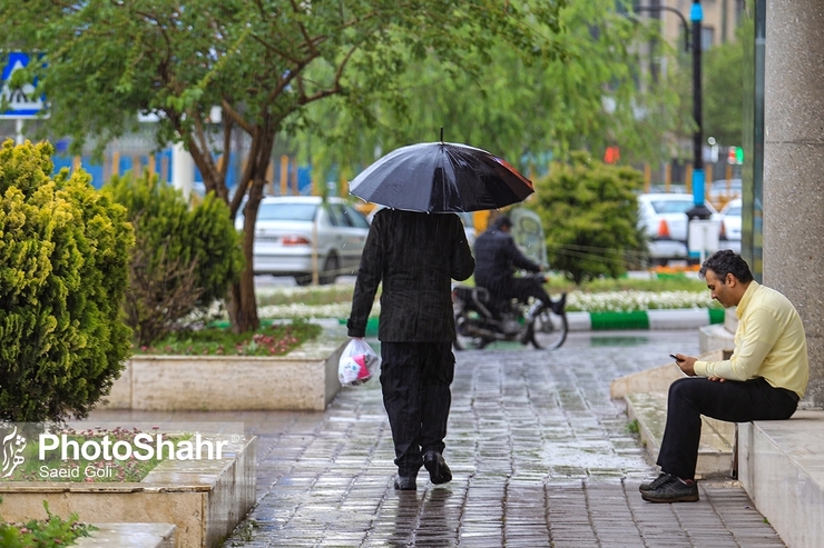بارش ۳۳ میلی‌متر باران در مشهد طی هفته گذشته | کاهش ۱۰ درجه‌ای دمای هوای مشهد