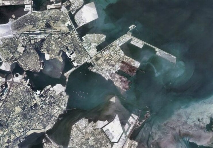 نخستین تصاویر ثبت شده توسط ماهواره نور ۲ منتشر شد| تصویربرداری ماهواره سپاه از پایگاه آمریکا در بحرین