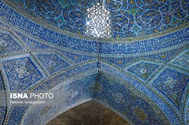 عکس‌هایی از ترک‌های مسجد سید اصفهان