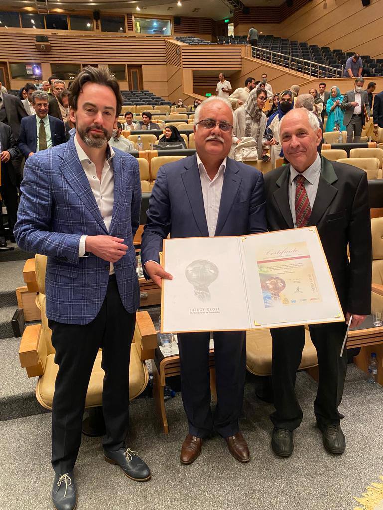 تقدیر از شهرداری مشهد در جایزه بنیاد جهانی انرژی (اسکار انرژی) در ایران