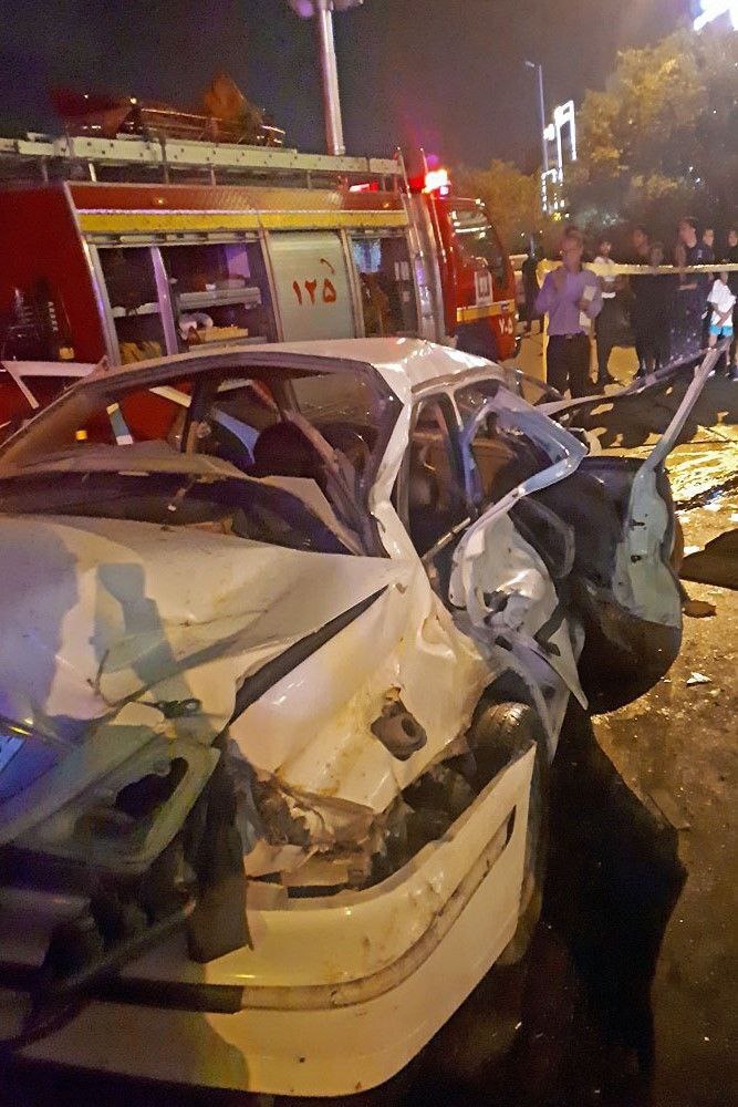 سانحه مرگبار رانندگی « خودرو سمند» در بولوار وکیل آباد مشهد + جزئیات (۲۹ اردیبهشت ماه ۱۴۰۱)