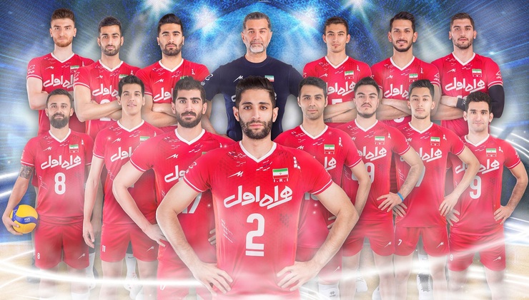 رونمایی از پوستر تیم ملی والیبال ایران در لیگ ملت‌های ۲۰۲۲