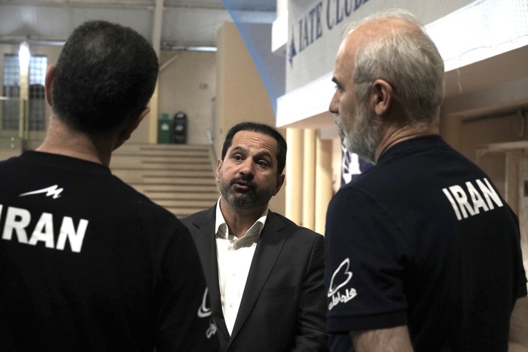 سفیر ایران در برزیل تماشاگر تمرین ملی پوشان والیبال
