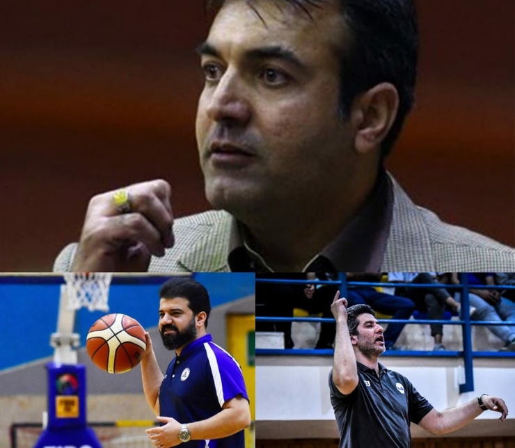 اسلامی، سامری و تاجیک کادر فنی تیم بسکتبال ایران نوین