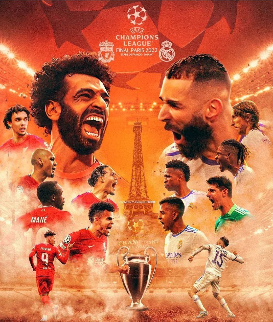 ساعت بازی رئال مادرید و لیورپول در فینال لیگ قهرمانان اروپا+ عکس پوستر