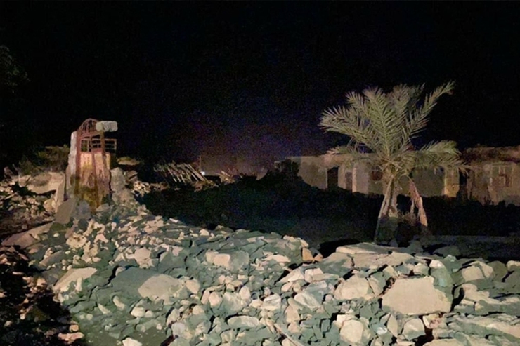ویدئو | خرابی‌های زلزله در روستای سرخوش هرمزگان