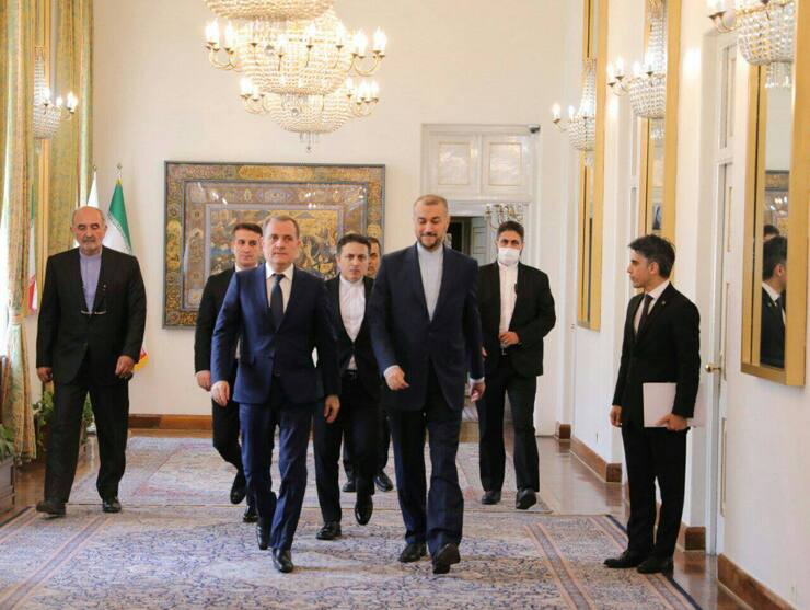استقبال امیرعبداللهیان از وزیر خارجه جمهوری آذربایجان+ فیلم