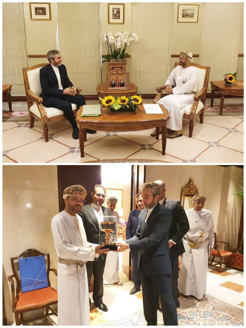 دیدار معاون سیاسی وزارت امور خارجه با وزیر خارجه عمان+ عکس
