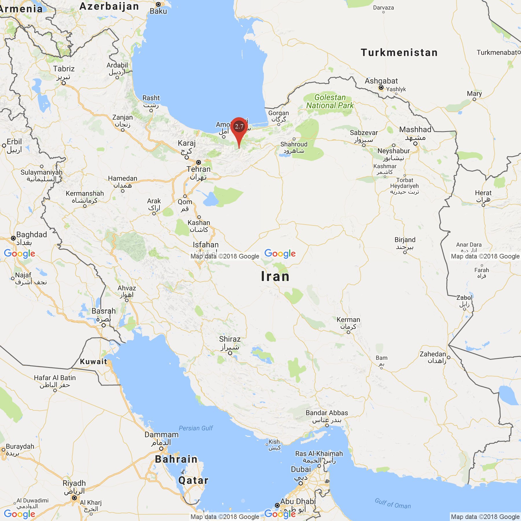 زمین لرزه، تهران را لرزاند (۲۱ تیر ۱۴۰۱) + جزئیات
