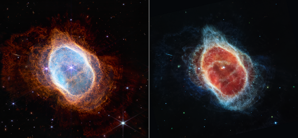 دانلود تصاویر حیرت‌انگیز تلسکوپ «جیمز وب» از یک سحابی و یک سیاره فراخورشیدی