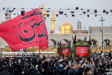 تشییع پیکر مطهر ۵ شهید مدافع حرم در مشهد