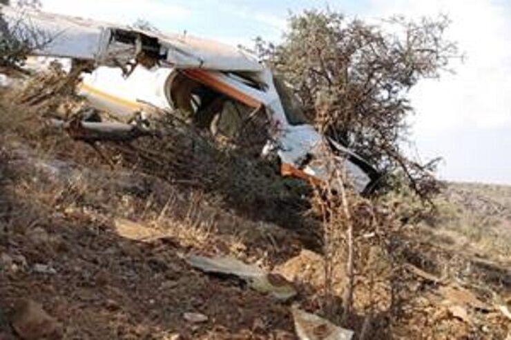 جزئیات سانحه سقوط هواپیمای فوق‌سبک در استان فارس| تیم بررسی سازمان هواپیمایی به محل سانحه اعزام شد