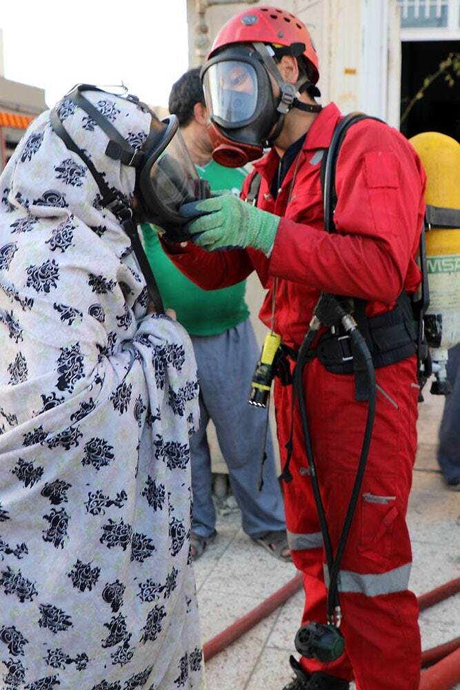 آتش سوزی مهیب