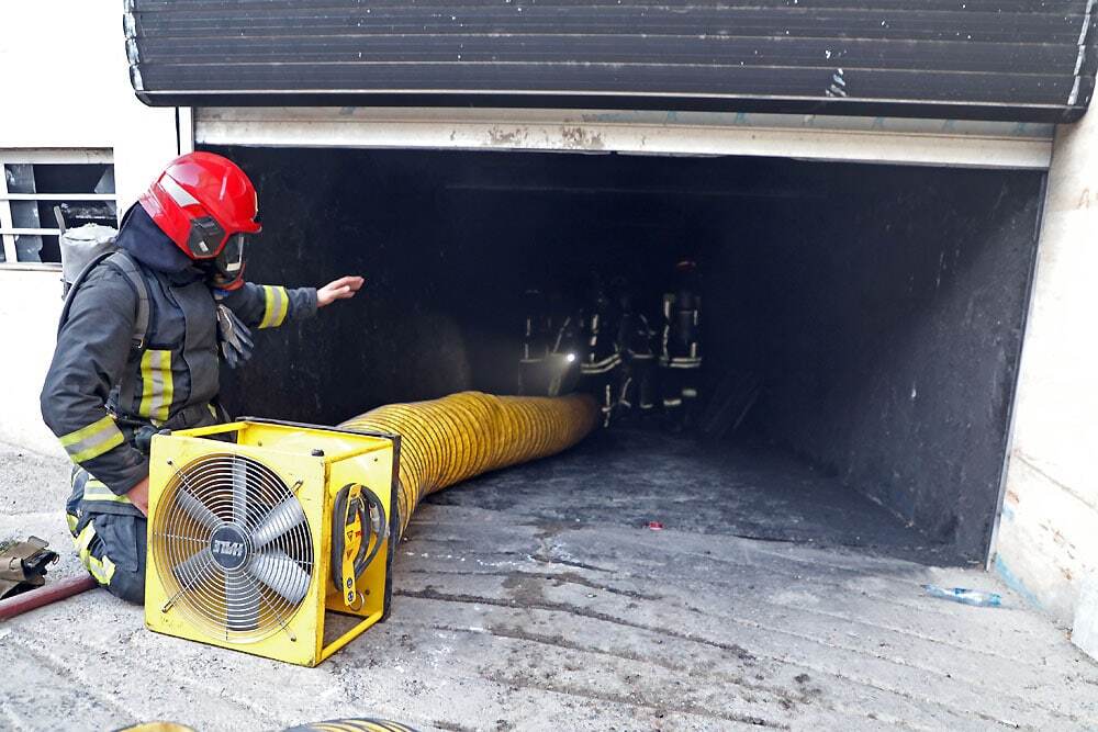 آتش سوزی مهیب