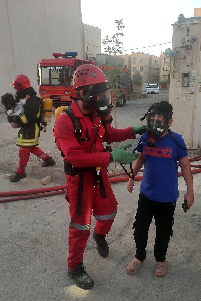 آتش سوزی مهیب