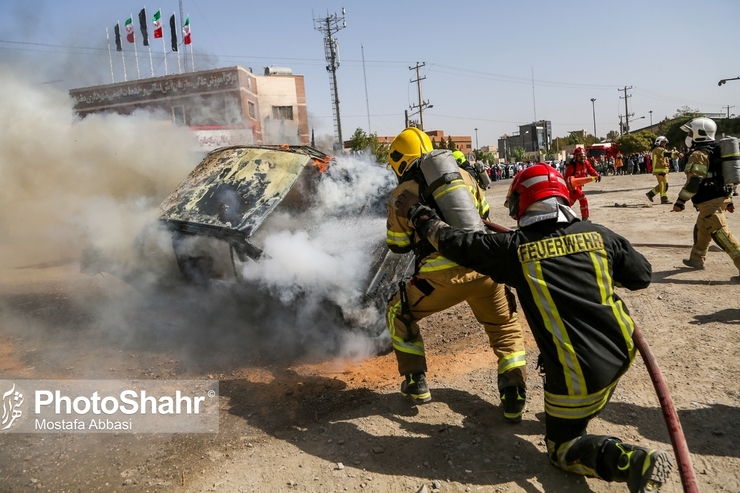 اینفوگرافی| آتش‌نشانی مشهد در یک نگاه