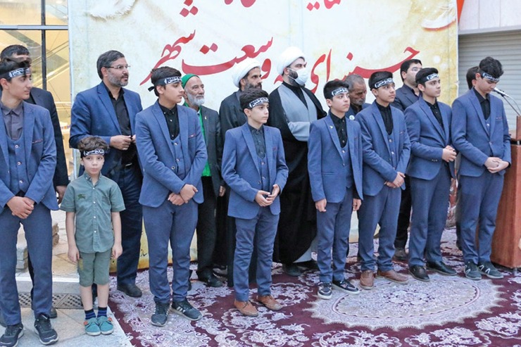 گزارشی از آغاز به کار نمایشگاه حسینیه‌ای به وسعت شهر در مشهد