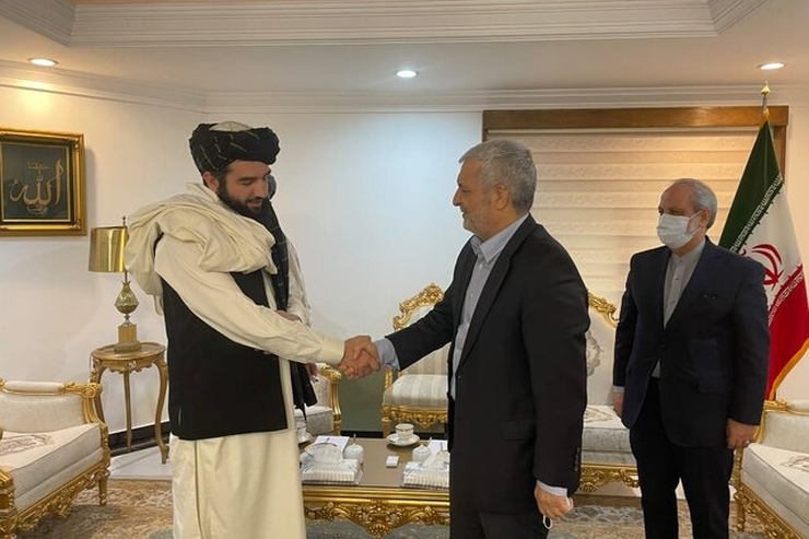 دیدار کاظمی قمی با وزیر بهداشت طالبان