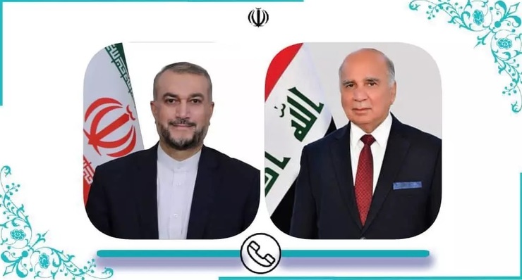 امیرعبداللهیان: ورود اتباع غیرایرانی از مرز زمینی به عراق تسهیل شود| ابراز امیدواری وزیر خارجه عراق برای آزادی حاجی ایرانی