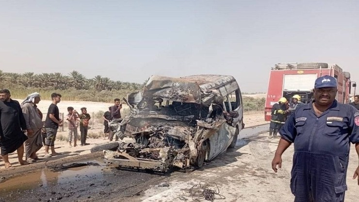 تحویل پیکر ۱۰ زائر حادثه آتش‌سوزی عراق به پزشکی قانونی