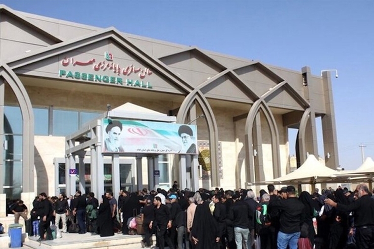 ۴۳ هزار زائر ۲۴ ساعت گذشته از مرز مهران وارد عراق شدند